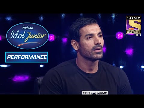 John Abraham Is Stunned At Nahid's Performance On 'Jaadu Hai Nasha' | Indian Idol Junior 2