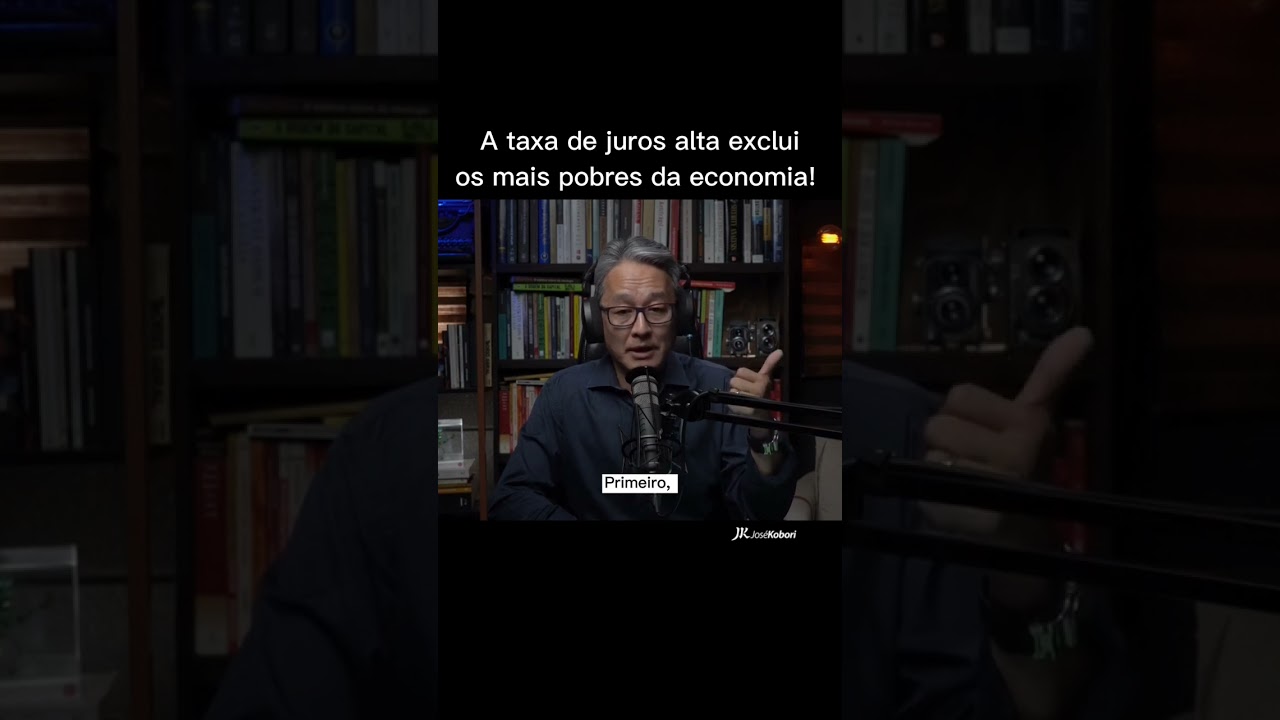 A taxa de juros alta exclui os mais pobres da economia!