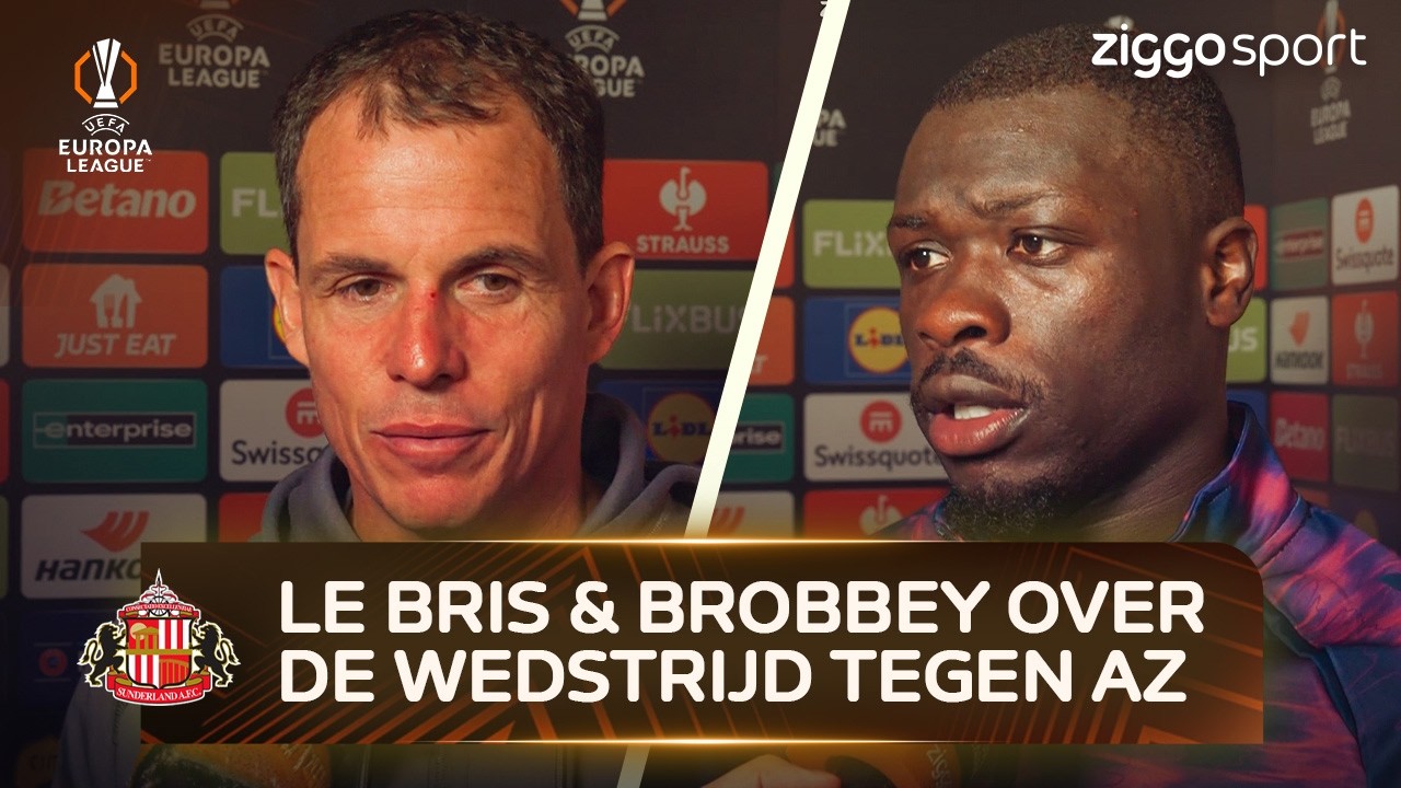 Brobbey: "AZ maakte het ons heel erg moeilijk" | Interview Le Bris & Brobbey