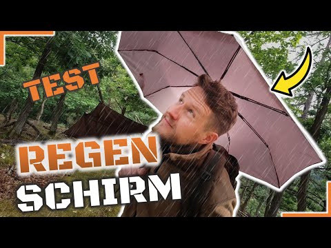 Schirm zum Wandern statt Regenjacke - Top oder Flop?