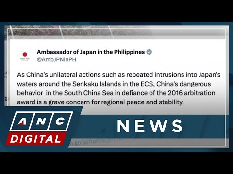 Japan calls out China for 'dangerous behavior' in South China Sea ANC