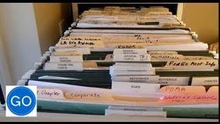 How to Organize Your Filing Cabinet Files