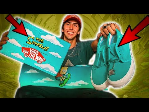 VANS x THE SIMPSONS CHUKKA MID PROS! | INSANE UNBOXING!!