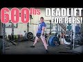 600lbs Deadlift FOR REPS!! How Big Can You Get Without Steroids?! Ep. 5