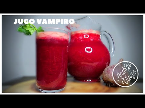Jugo Vampiro | Bueno Para La Anemia Y El Hígado/Vampire Juice | Good For Anemia And Liver