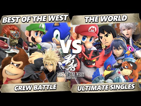Best of the West II CREW BATTLE - The West Vs. The World - Smash Ultimate SSBU