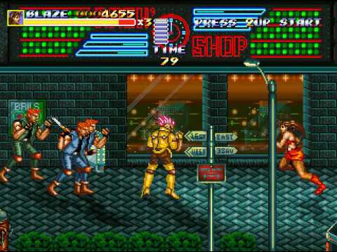 Stage 1 ~ SoR1 Route (Blaze) - Streets of Rage Remake V 5.0a