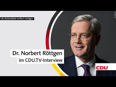 #CDUVorsitz: Das CDU.TV-Interview mit Norbert Röttgen