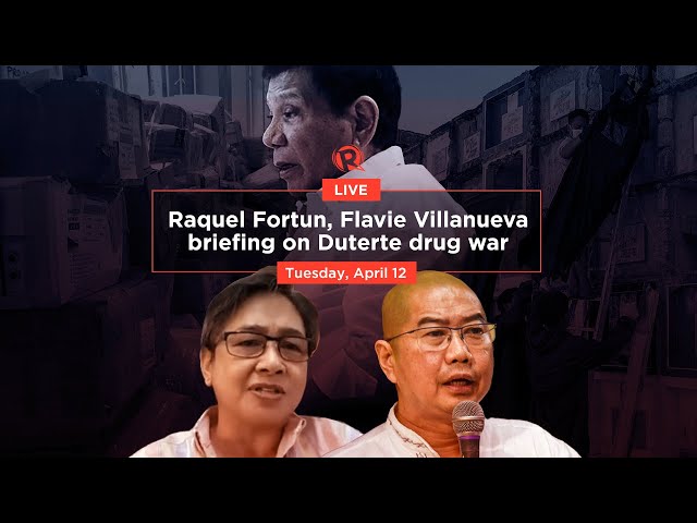 Fortun: ‘No intent’ by government to solve Duterte drug war deaths