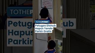 VIRAL Petugas Dishub Hapus Tanda 'Parkir Gratis' di Minimarket, Dishub DKI Jakarta Beri Klarifikasi