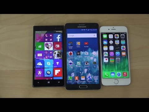 Windows 10 vs. Android 5.0 Lollipop vs. iOS 8.3 - Which Is Faster
