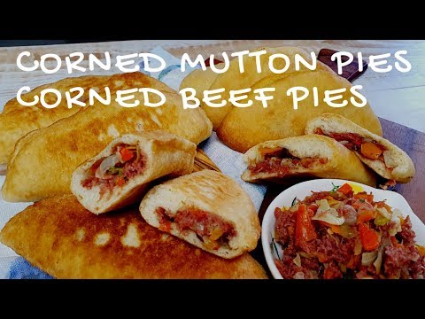 Trini Corned Mutton Pies (Baked and Fried) / Corned...