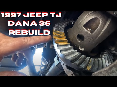 Dana 35 Differential Rebuild. Jeep TJ Wrangler 1997