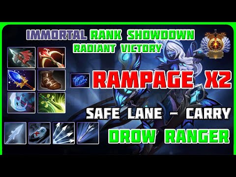 Double Rampage Unleashed by Drow Ranger & AA - 7.35 Meta