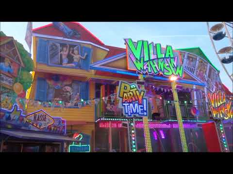 Villa Wahnsinn - Kirmesfahrgeschäft bei der Rheder Kirmes 2017 - Rummel