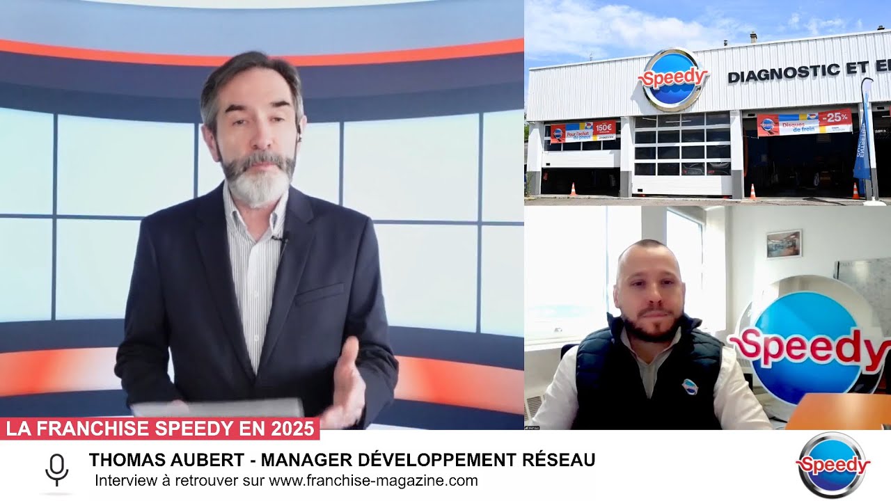 « L’interview vidéo des franchiseurs » Thomas Aubert, Speedy nous présente l&rsquo;enseigne – 1/2