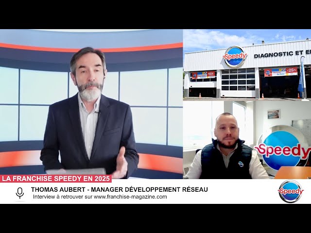 Interview de Thomas Aubert, manager développement du réseau Speedy