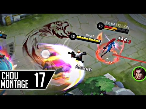 You can't escape from my CHOU🔥 | Chou Montage #17 | Freestyles, Outplays, Immunes - MLBB💎