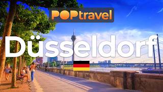 DÜSSELDORF, Germany - 4K HDR walking tour with captions