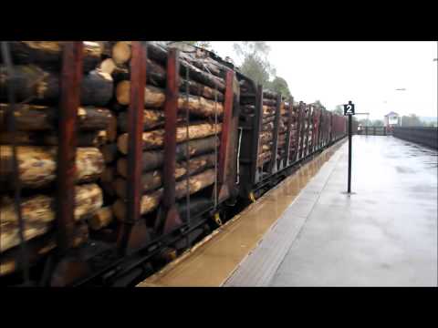 Colas Rail 56302 Depart Hellifield with 6J37 Carlisle Yard - Chirk - 27/05/13