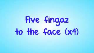 5 Fingaz (To the Face) (Lyrics) - Victorious Cast