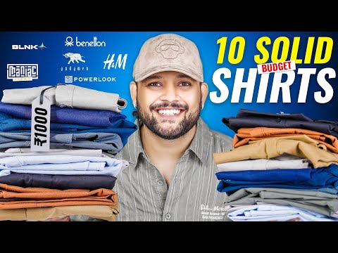 10 New Casual Shirts for Men (EyeryDay, College, Office) H&M, Glitchez Shirt Haul 2026 | ONE CHANCE