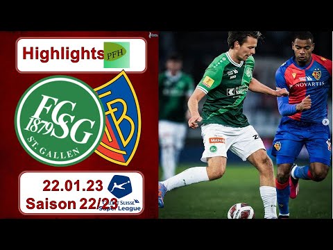Highlights: FC St.Gallen vs FC Basel (22.01.2023)