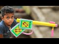 How To Make Matchbox Gun At Home L Raghu Village Videos