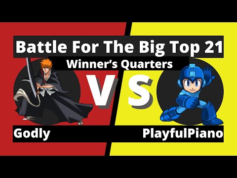 Godly (Ichigo) vs. PlayfulPiano (Mega Man) - Winner's Quarters - Battle For The Big Top 21