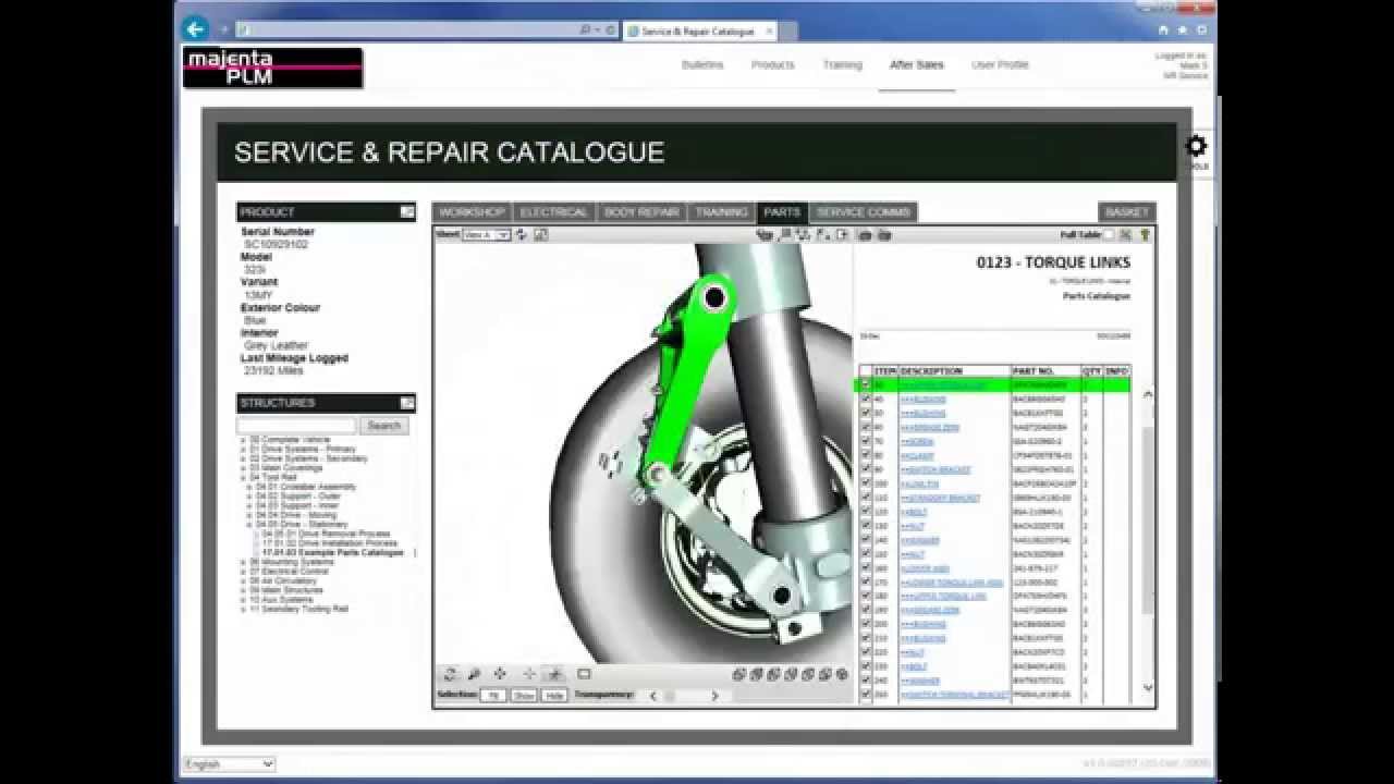 Siemens Teamcenter - Parts Catalogs