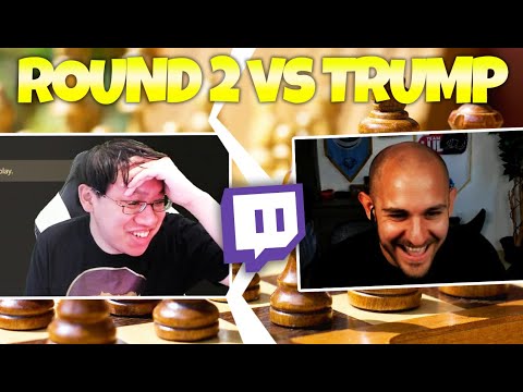 Trump Misplays! Round 2 of Twitch Rivals | Zalae Chess