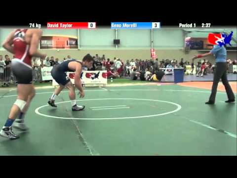 David Taylor vs. Geno Morelli at 2013 ASICS University Nationals - FS