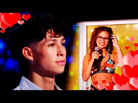 WHAT A LIFT! Aythana fell in love with Gaspar Gigena and dedicated a romantic song to him.