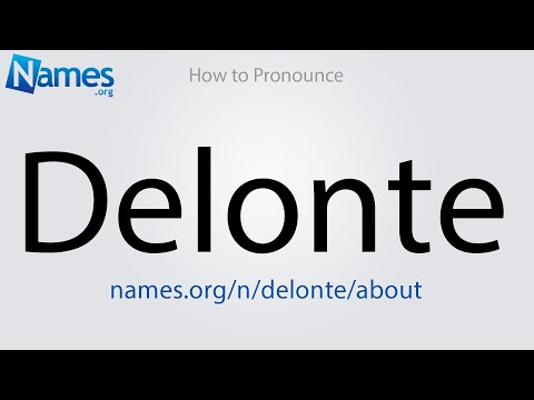 How to Pronounce Delonte
