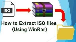 How to extract ISO files for all Windows version (Using WinRar)