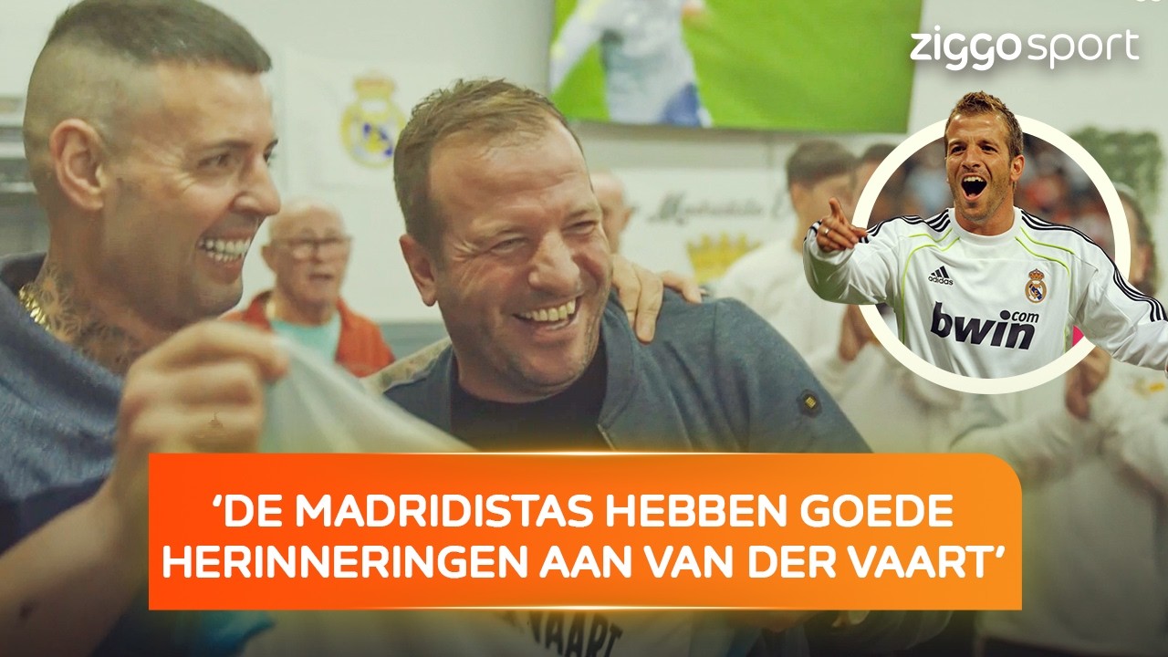 RAFAEL VAN DER VAART op bezoek bij PEÑA VAN REAL MADRID in BARCELONA! 🏠 | El Clásico Matchday -1