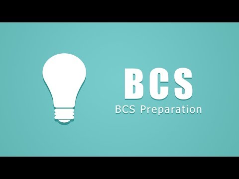 BCS Preparation - BCS Question video