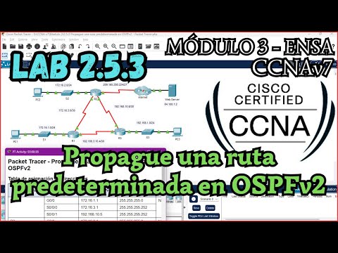 2.5.3 Packet tracer - Propague una ruta predeterminada en OSPFv2 (Resolucion)