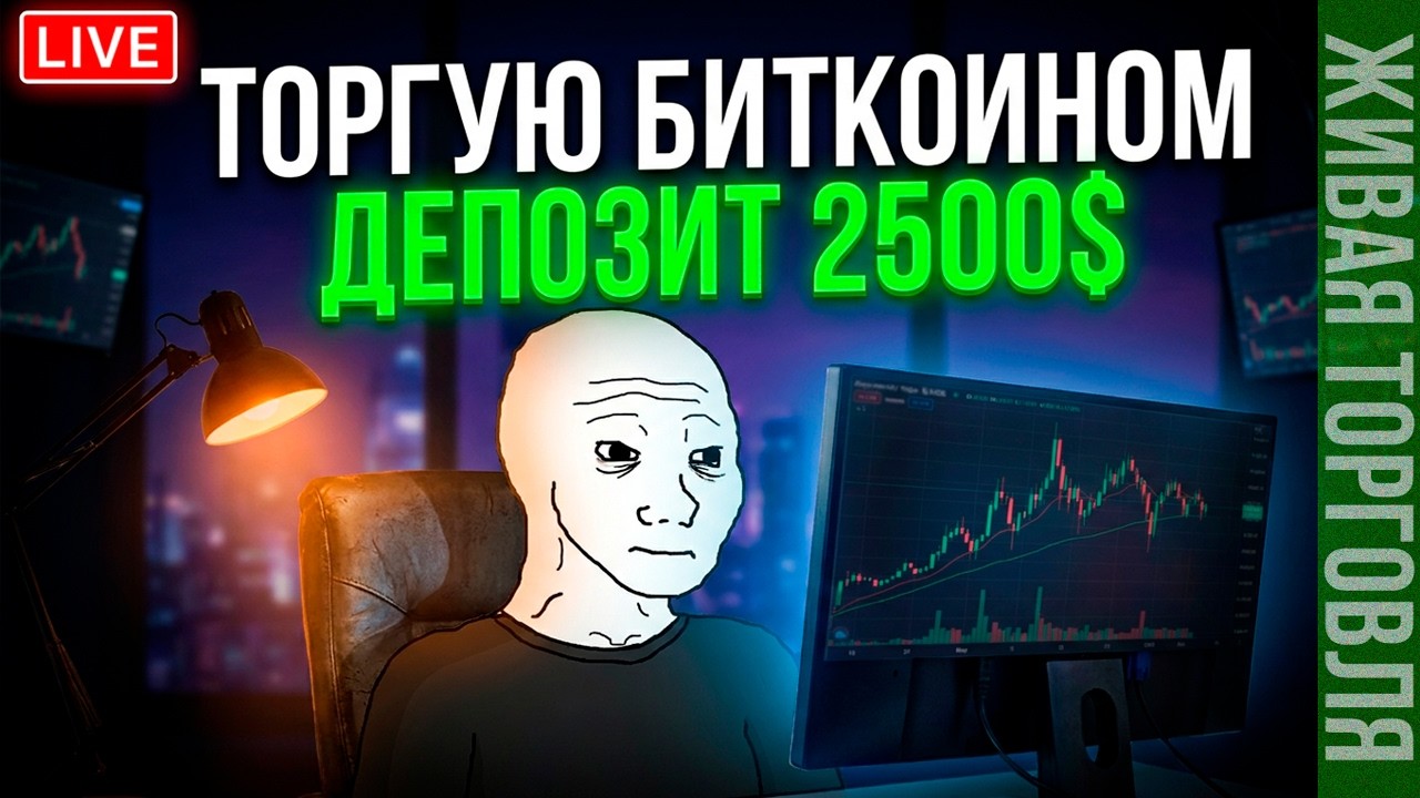 3 недели торговал биткоином с депозитом 2500$