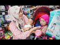 SHOPPING FOR TWO CUTE BABIES BABY ARUMI IS CRYING Ali Vlog