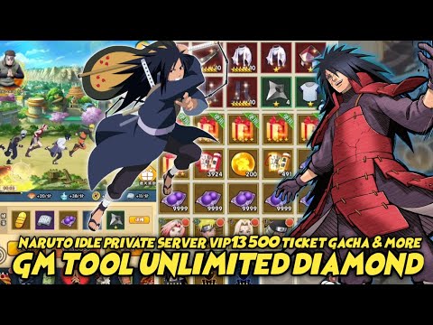 Naruto火影忍者 P-Server free gm tool Vip13 500Ticket Gacha & More