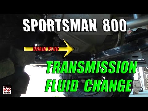 Sportsman 800 Transmission Rear Differential Gearcase Fluid Change: Polaris AGL Fluid