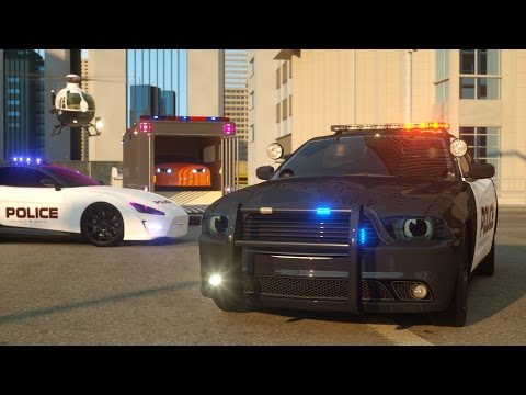 Sergeant Cooper, das Polizeiauto - Real City Heroes (RCH) - Videos für Kinder