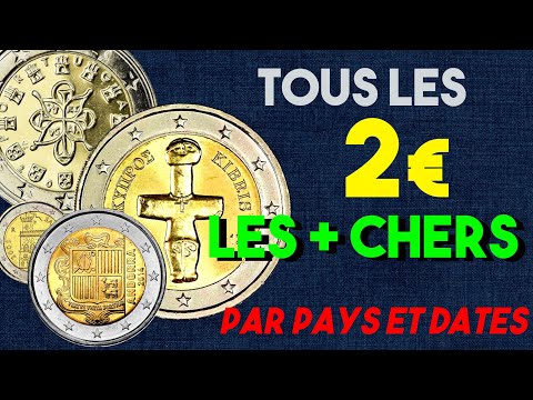 LES 2 EURO LES + CHERS PAR PAYS & DATES