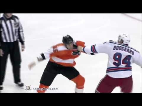 Derek Boogaard vs Jody Shelley Nov 4, 2010