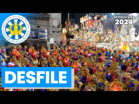 Vila Isabel 2024 | Bateria no Desfile | Samba ao vivo - #Desfile24