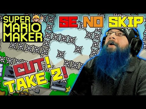 CUT!  TAKE 2! - Super Mario Maker - Super Expert No Skip with Oshikorosu