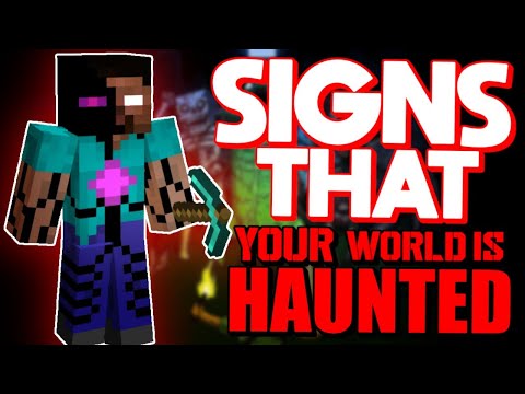 TOP 10 SIGN THAT YOUR MINECRAFT WORLD IS HAUNTED/CURSED|| Herobrine|| Minecraft Creepypasta in hindi