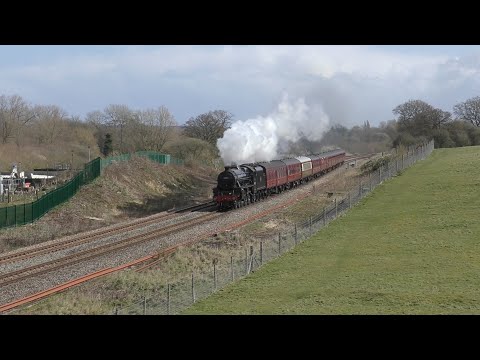LMS Black Five 45212 - In charge of the First "Steam Dreams Excursion" of 2020 - 12/03/2020