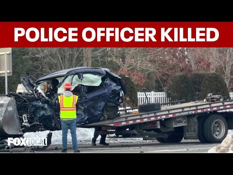 Nassau police officer killed in Suffolk County crash; driver charged with DWI